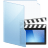 http://icons2.iconarchive.com/icons/kyo-tux/phuzion/48/Folder-Blue-Video-icon.png