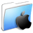 Aqua Smooth Folder Apple icon