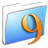 Aqua Smooth Folder Classic icon