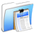 Aqua Smooth Folder Documents icon