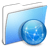 Aqua Smooth Folder Sites icon