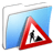 Aqua Smooth Folder Works icon