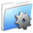 Aqua Stripped Folder Developer icon