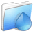 Aqua Stripped Folder Torrents icon