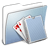 Graphite Smooth Folder Card Deck icon