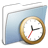 Graphite Smooth Folder Clock icon