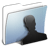 Graphite Smooth Folder Users icon