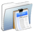 Graphite Stripped Folder Documents icon
