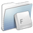 Graphite Stripped Folder Fonts icon