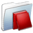 Graphite Stripped Folder Library icon
