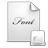 Document Font icon