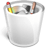 Trash full icon