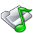 folder sound icon