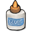 Asymmetrical Glue Icon