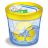 papelera llena recycle icon