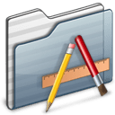 Applications Folder graphite Icon
