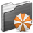 Backup Folder black icon