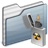 Burnable Folder graphite icon