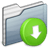 Drop Box Folder graphite icon