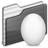 Egg Folder black icon