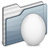 Egg Folder graphite icon