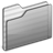 Folder gray icon