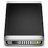 Internal Drive black icon