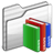 Library Folder white icon