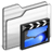 Movies Folder white icon