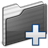 New Folder black icon