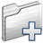 New Folder white icon