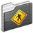 Public Folder black icon