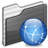 Sites Folder black icon