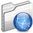 Sites Folder white icon