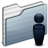 Users Folder graphite icon