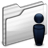 Users Folder white icon