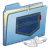 Blue Pocket iPod shuffle icon