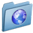 Blue Web icon