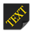 Clipping Text icon