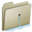 Lightbrown Water leak icon