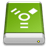 Drive Green FireWire icon