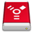 Drive PRODUCT Red FireWire icon