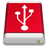 Drive PRODUCT Red USB icon