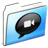 iChat Folder smooth icon