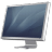 Cinema Display Diagonal graphite icon