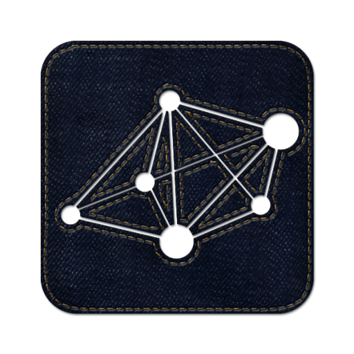Blue Jeans Social Media Icons: Dzone square Icon 512x512px