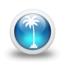 Glossy 3d blue orbs2 032 Icon 128x128px