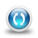 Glossy 3d blue orbs2 053 Icon 128x128px
