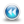 Glossy 3d blue orbs2 056 Icon 24x24px
