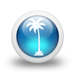 Glossy 3d blue orbs2 032 Icon